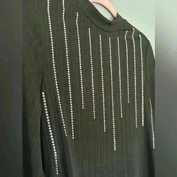 Shein Sexy Plus Rhinestone Mock Neck (413) - Picture 8 of 14